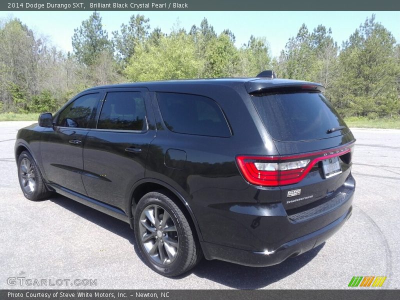 Brilliant Black Crystal Pearl / Black 2014 Dodge Durango SXT