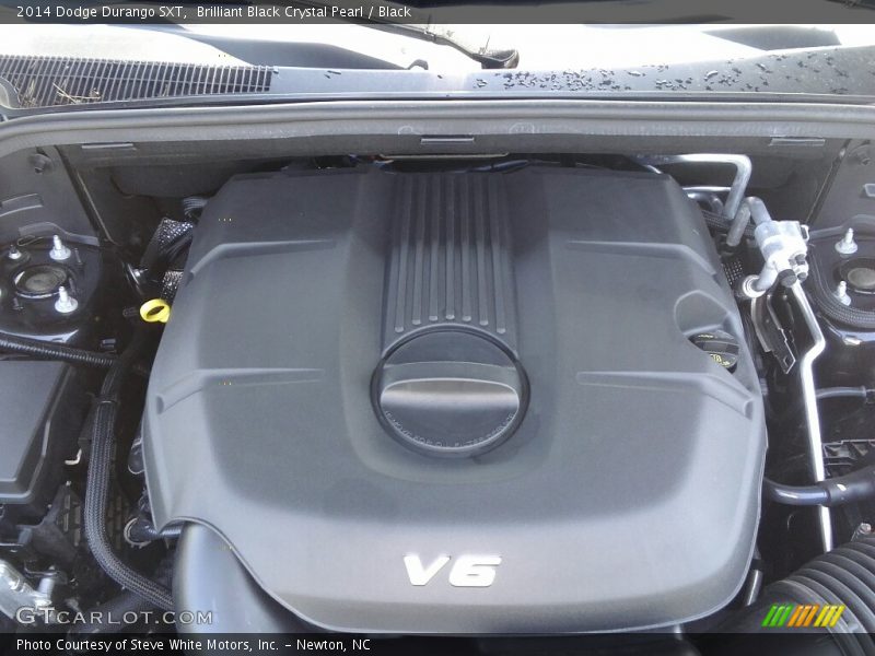 Brilliant Black Crystal Pearl / Black 2014 Dodge Durango SXT