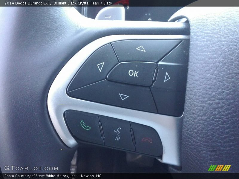 Brilliant Black Crystal Pearl / Black 2014 Dodge Durango SXT