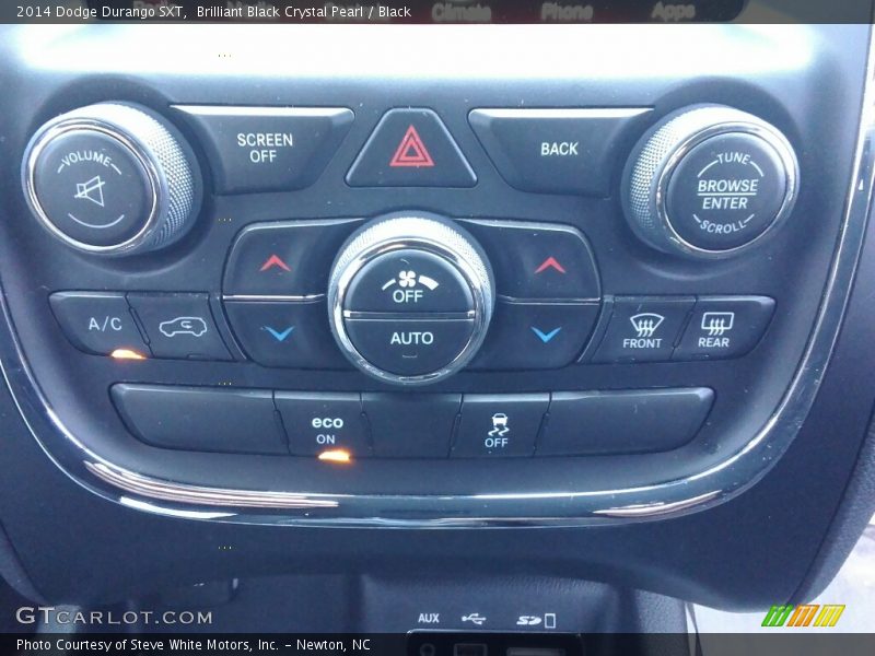 Brilliant Black Crystal Pearl / Black 2014 Dodge Durango SXT