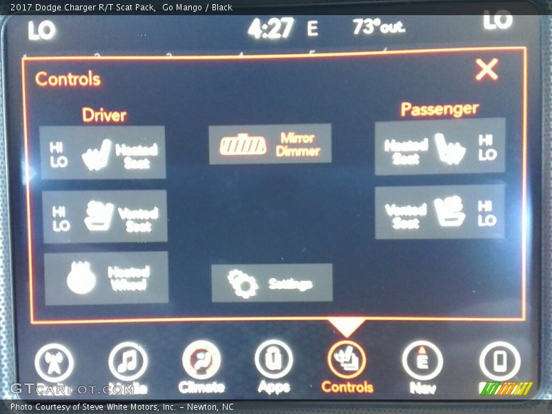 Go Mango / Black 2017 Dodge Charger R/T Scat Pack