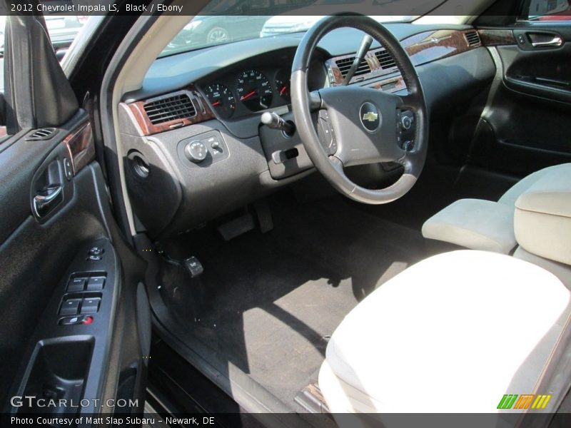 Black / Ebony 2012 Chevrolet Impala LS