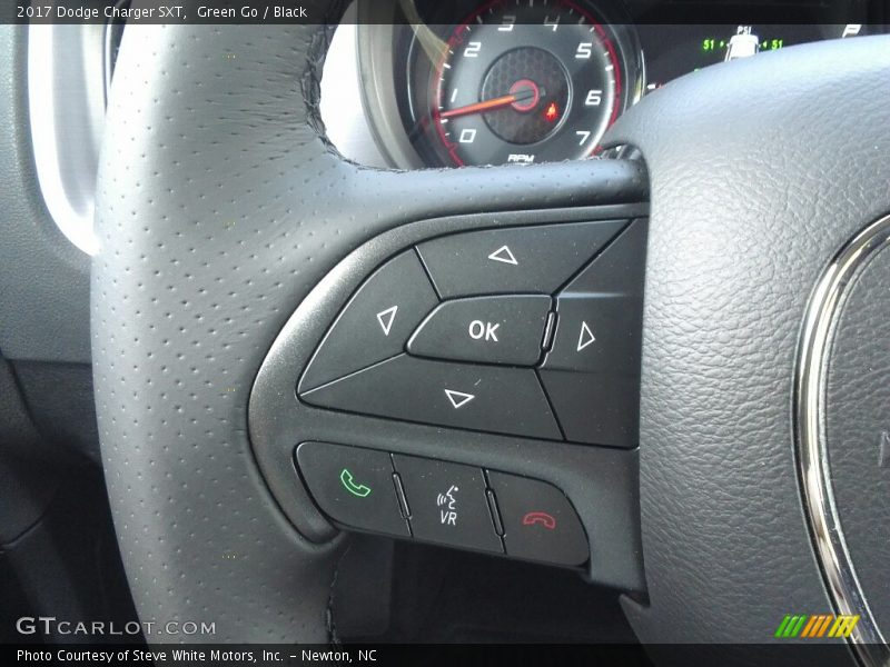 Green Go / Black 2017 Dodge Charger SXT