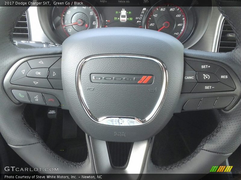 Green Go / Black 2017 Dodge Charger SXT