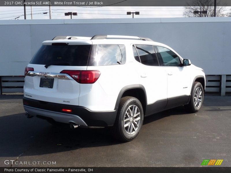 White Frost Tricoat / Jet Black 2017 GMC Acadia SLE AWD