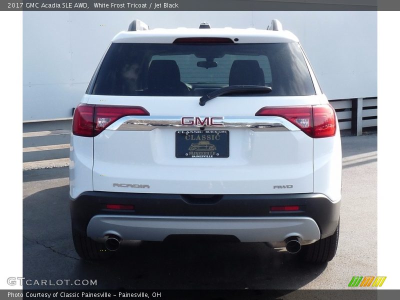 White Frost Tricoat / Jet Black 2017 GMC Acadia SLE AWD