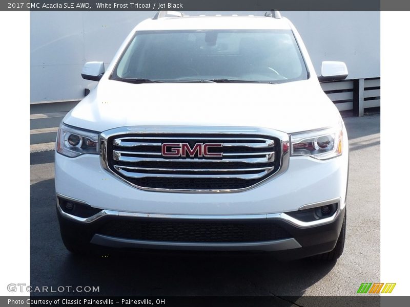 White Frost Tricoat / Jet Black 2017 GMC Acadia SLE AWD
