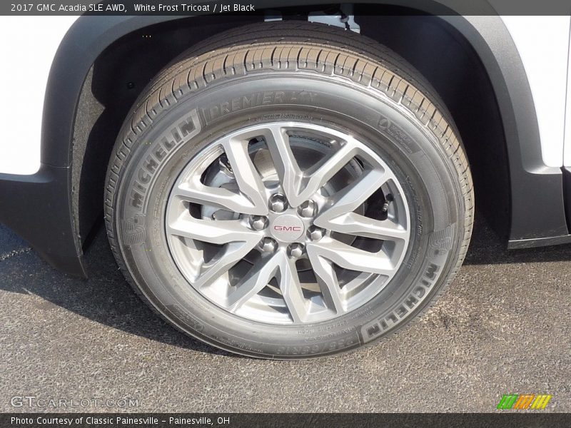 White Frost Tricoat / Jet Black 2017 GMC Acadia SLE AWD