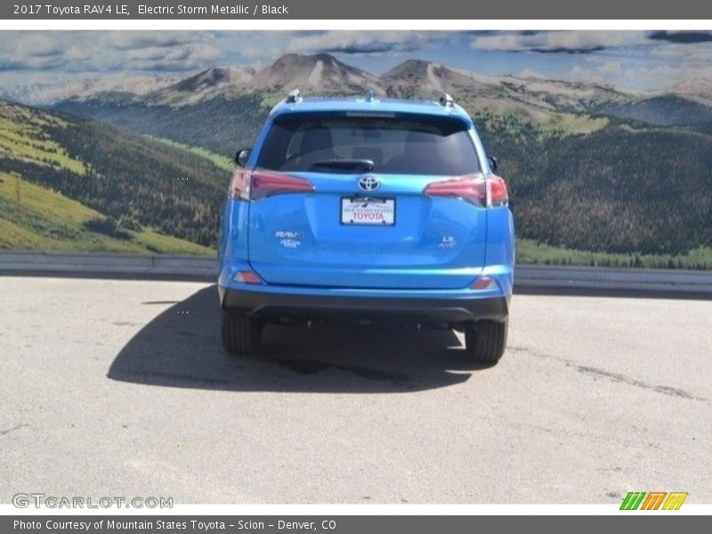 Electric Storm Metallic / Black 2017 Toyota RAV4 LE