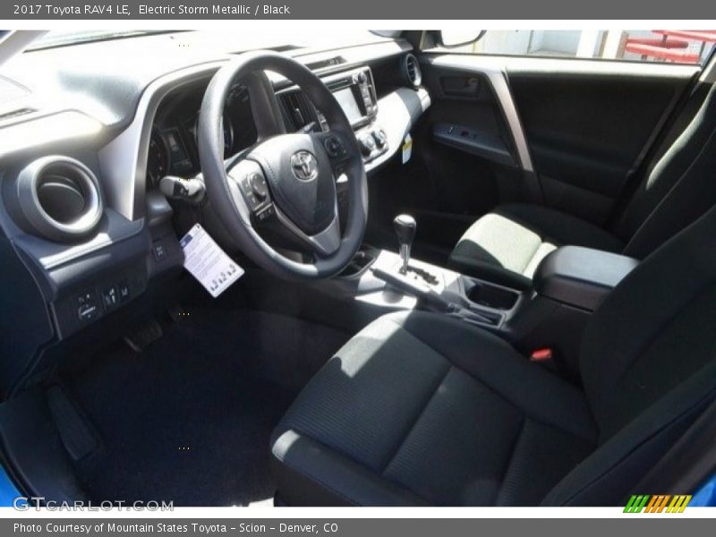 Electric Storm Metallic / Black 2017 Toyota RAV4 LE