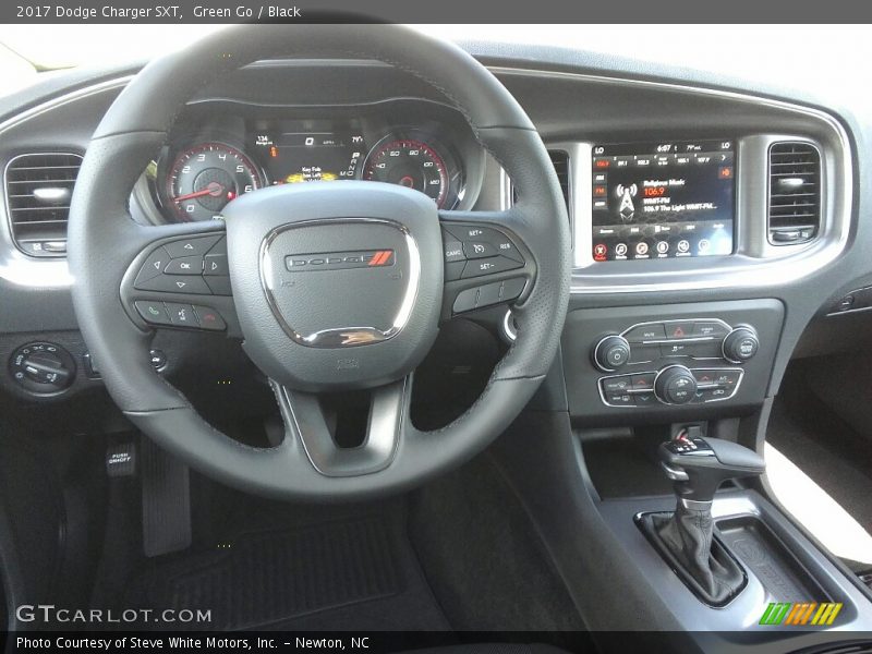 Green Go / Black 2017 Dodge Charger SXT