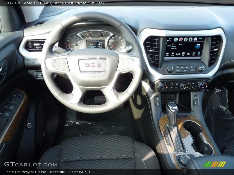 White Frost Tricoat / Jet Black 2017 GMC Acadia SLE AWD
