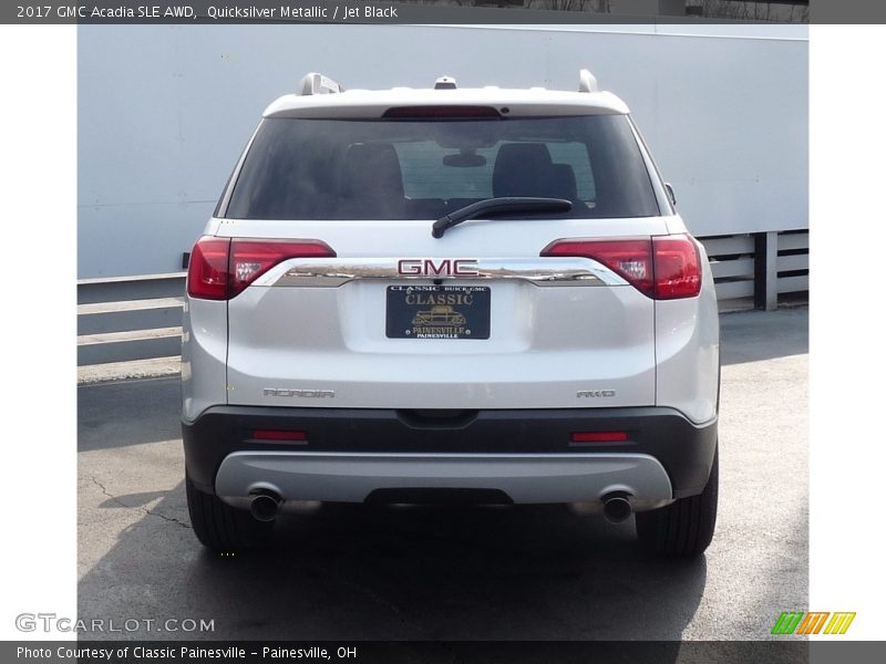 Quicksilver Metallic / Jet Black 2017 GMC Acadia SLE AWD