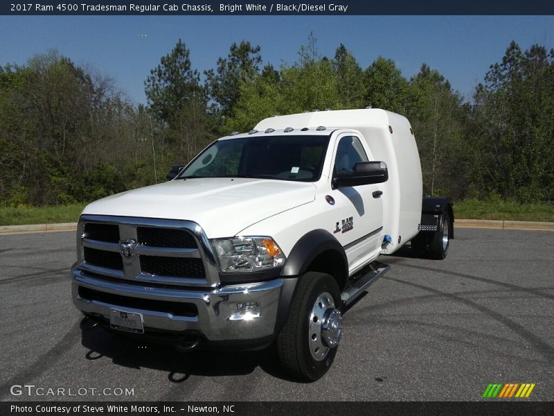 Bright White / Black/Diesel Gray 2017 Ram 4500 Tradesman Regular Cab Chassis