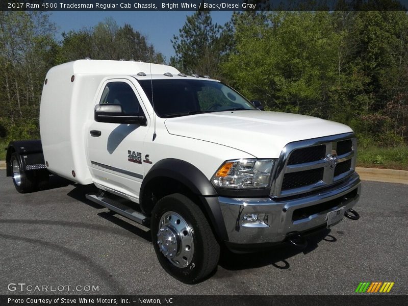 Bright White / Black/Diesel Gray 2017 Ram 4500 Tradesman Regular Cab Chassis