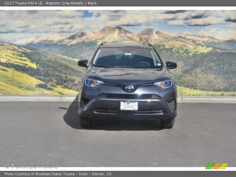 Magnetic Gray Metallic / Black 2017 Toyota RAV4 LE