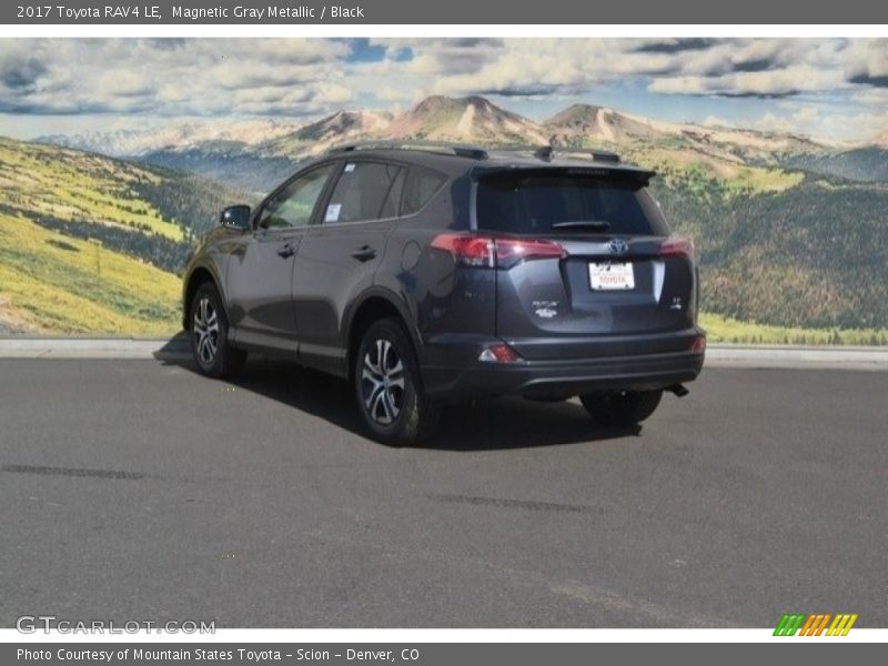 Magnetic Gray Metallic / Black 2017 Toyota RAV4 LE