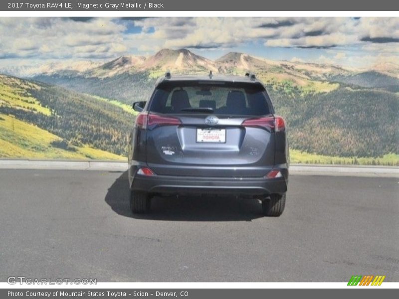 Magnetic Gray Metallic / Black 2017 Toyota RAV4 LE