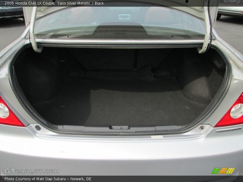 Satin Silver Metallic / Black 2005 Honda Civic LX Coupe