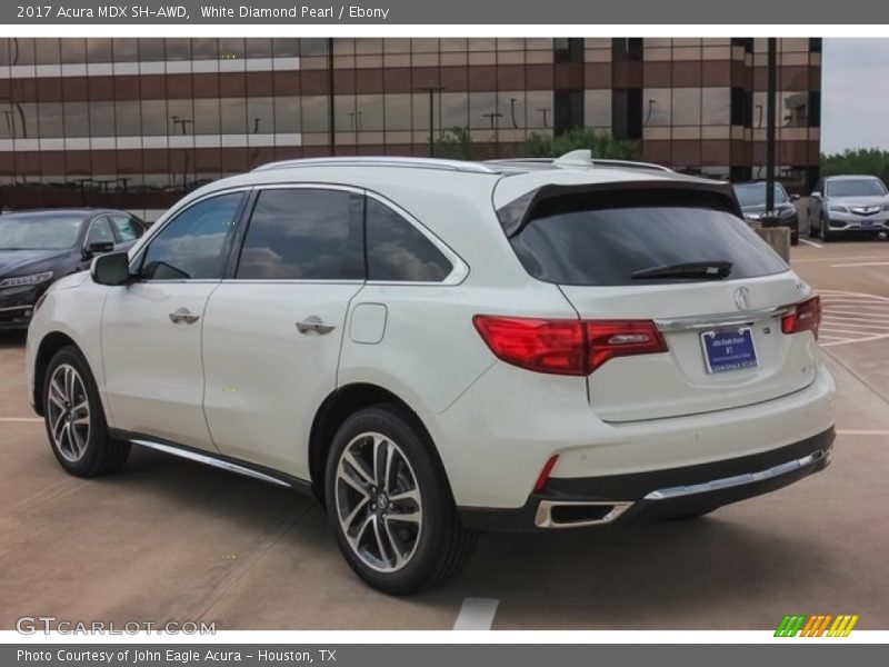 White Diamond Pearl / Ebony 2017 Acura MDX SH-AWD