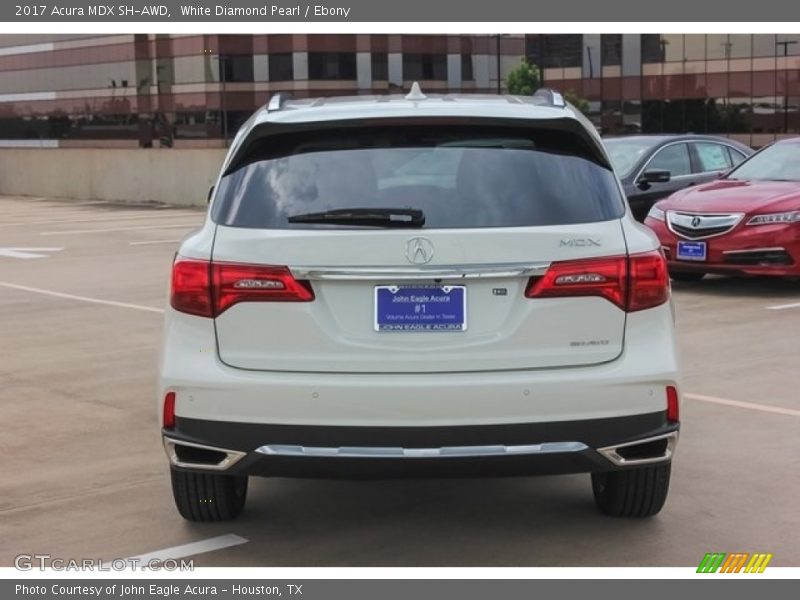 White Diamond Pearl / Ebony 2017 Acura MDX SH-AWD