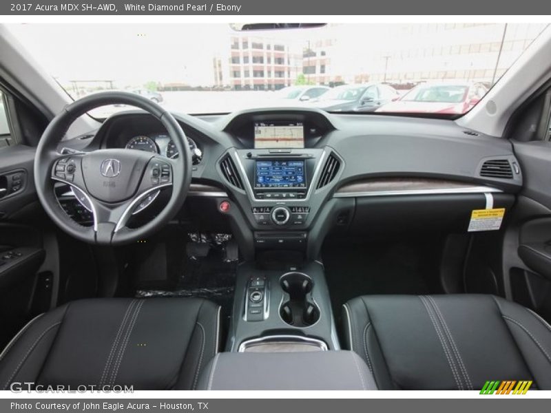 White Diamond Pearl / Ebony 2017 Acura MDX SH-AWD