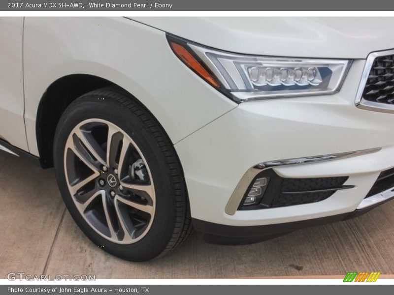 White Diamond Pearl / Ebony 2017 Acura MDX SH-AWD