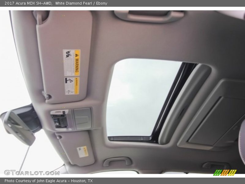 White Diamond Pearl / Ebony 2017 Acura MDX SH-AWD