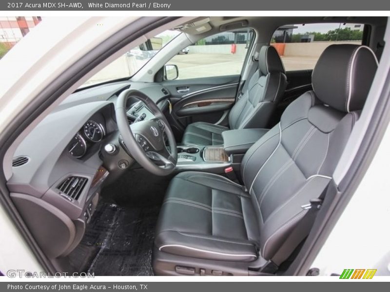 White Diamond Pearl / Ebony 2017 Acura MDX SH-AWD