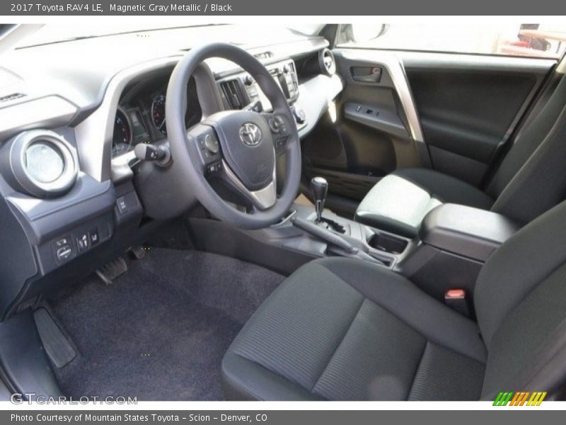 Magnetic Gray Metallic / Black 2017 Toyota RAV4 LE