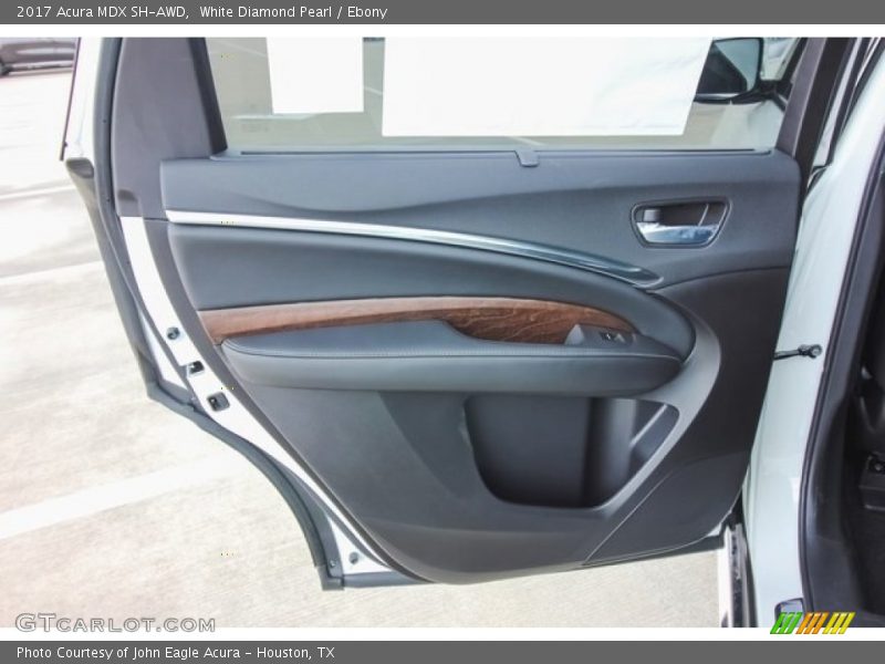 White Diamond Pearl / Ebony 2017 Acura MDX SH-AWD