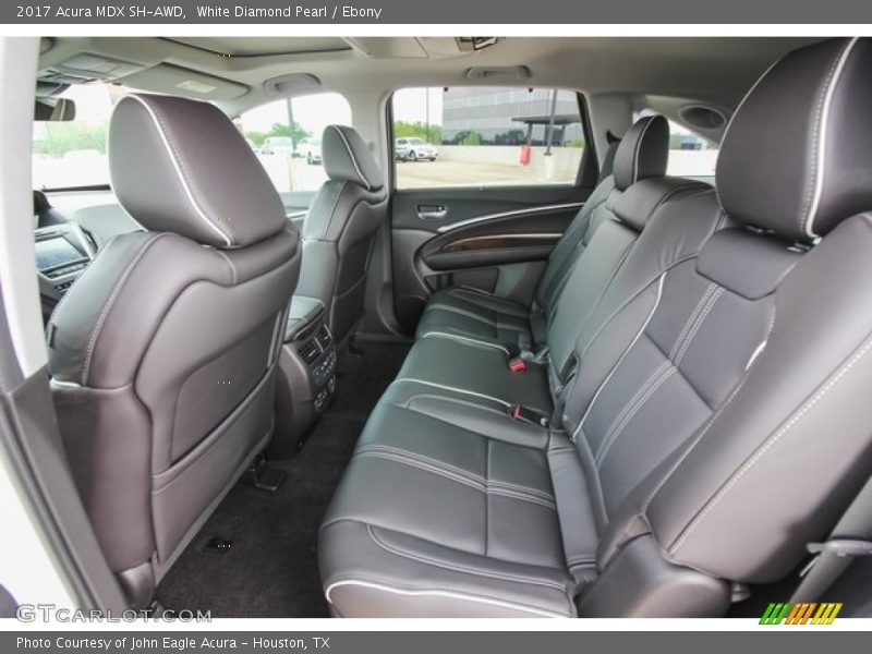 White Diamond Pearl / Ebony 2017 Acura MDX SH-AWD