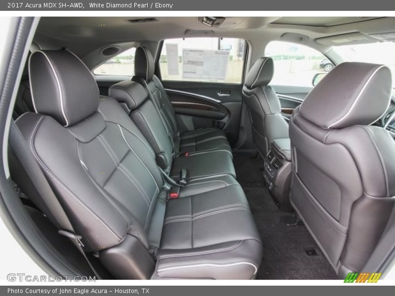 White Diamond Pearl / Ebony 2017 Acura MDX SH-AWD