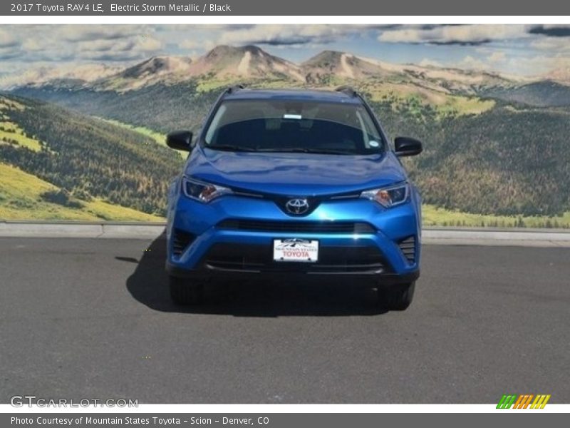 Electric Storm Metallic / Black 2017 Toyota RAV4 LE
