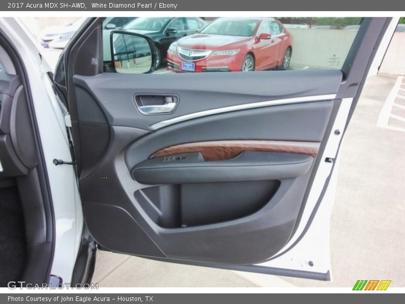 White Diamond Pearl / Ebony 2017 Acura MDX SH-AWD
