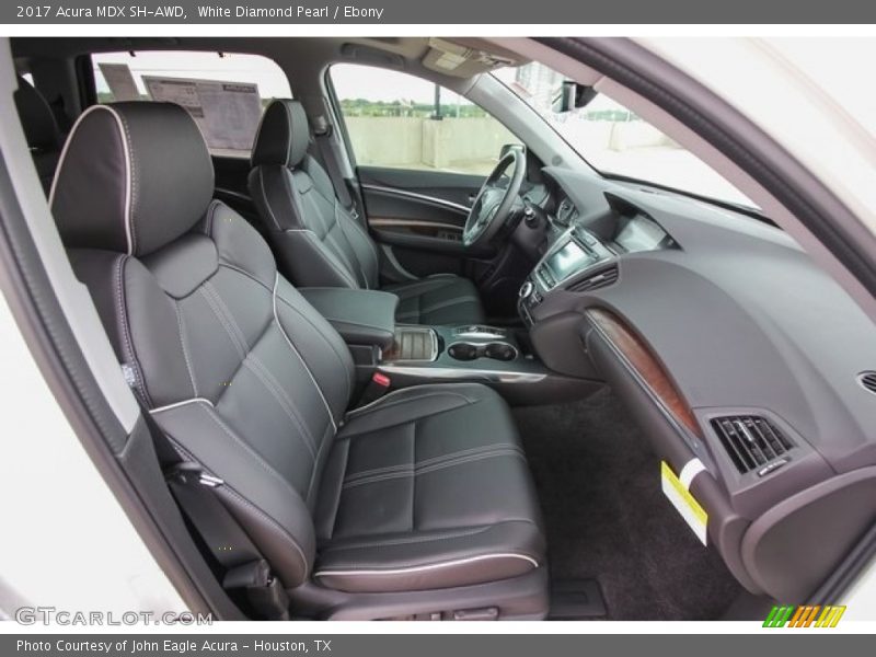 White Diamond Pearl / Ebony 2017 Acura MDX SH-AWD