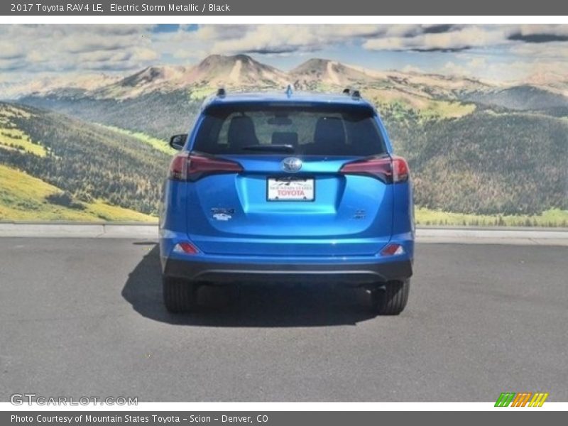 Electric Storm Metallic / Black 2017 Toyota RAV4 LE