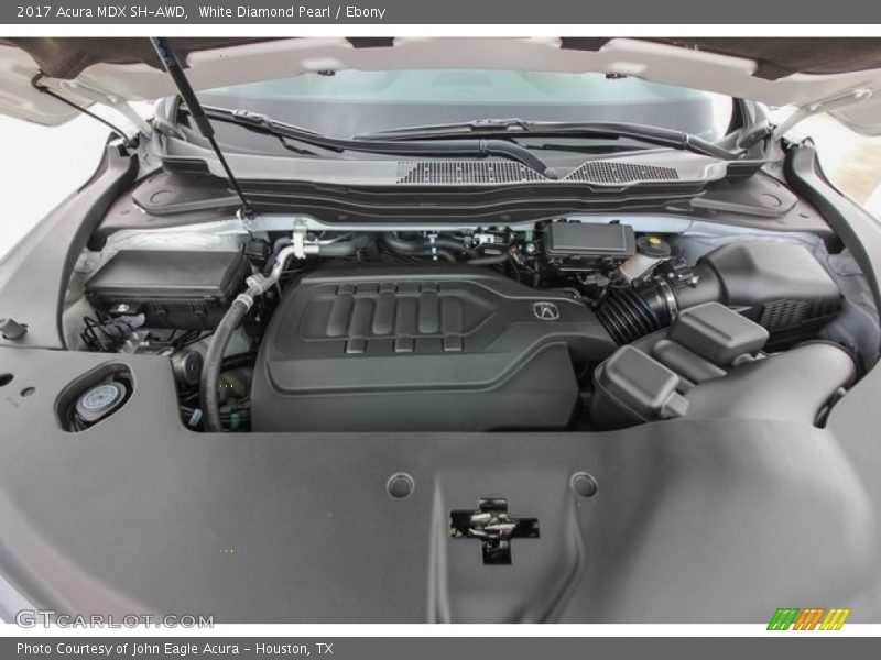 White Diamond Pearl / Ebony 2017 Acura MDX SH-AWD