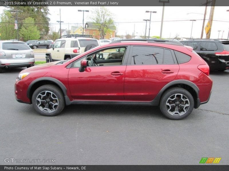 Venetian Red Pearl / Ivory 2013 Subaru XV Crosstrek 2.0 Premium