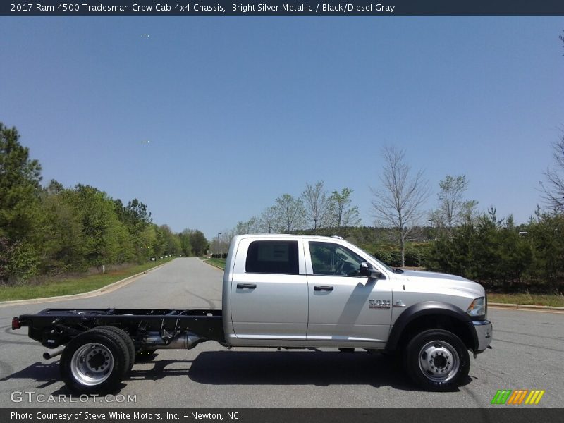 Bright Silver Metallic / Black/Diesel Gray 2017 Ram 4500 Tradesman Crew Cab 4x4 Chassis