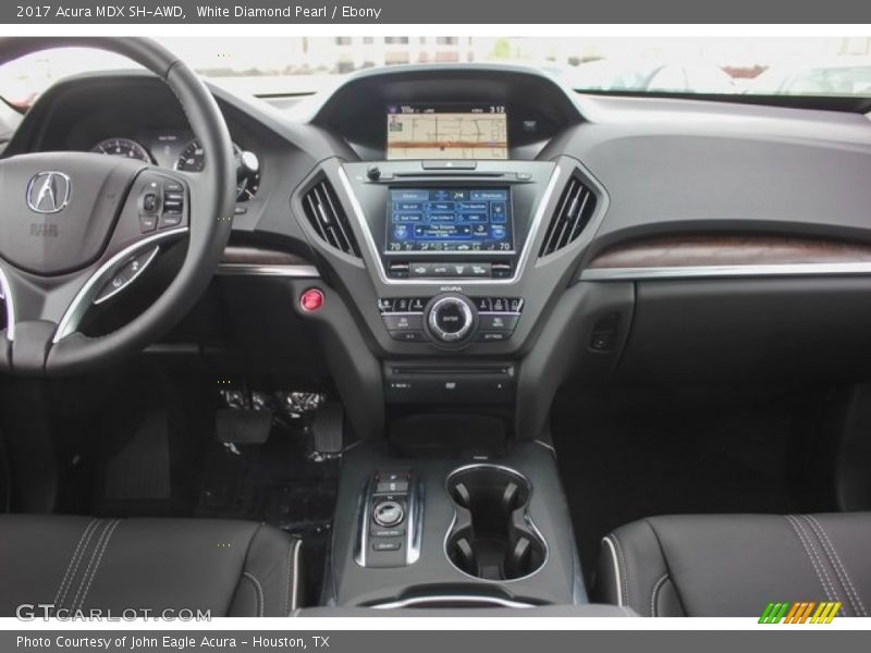 White Diamond Pearl / Ebony 2017 Acura MDX SH-AWD