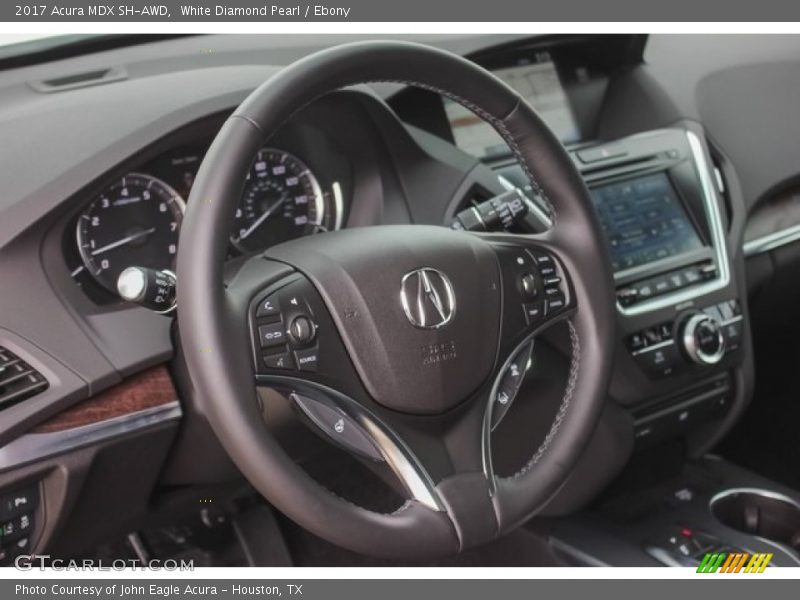 White Diamond Pearl / Ebony 2017 Acura MDX SH-AWD