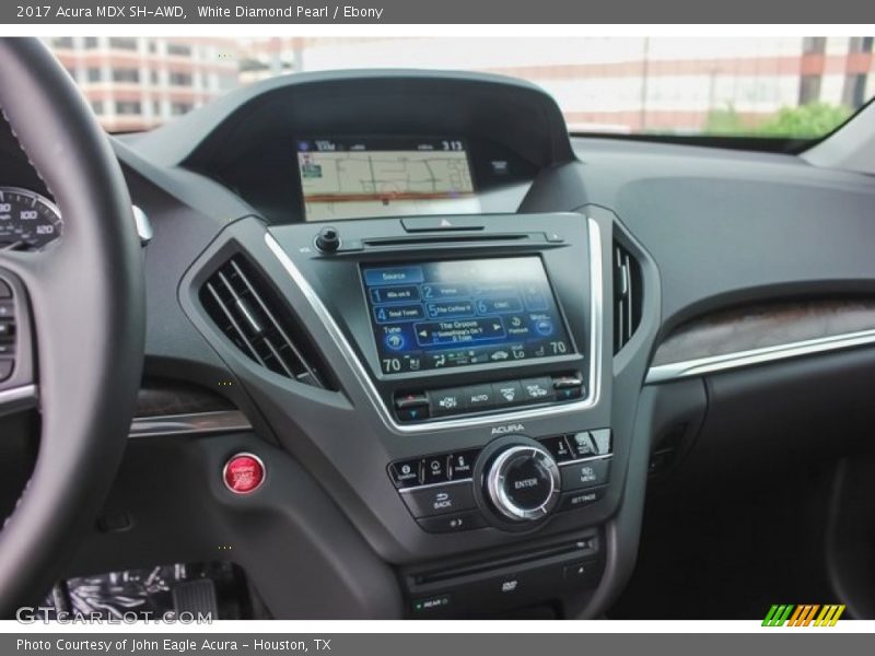 White Diamond Pearl / Ebony 2017 Acura MDX SH-AWD