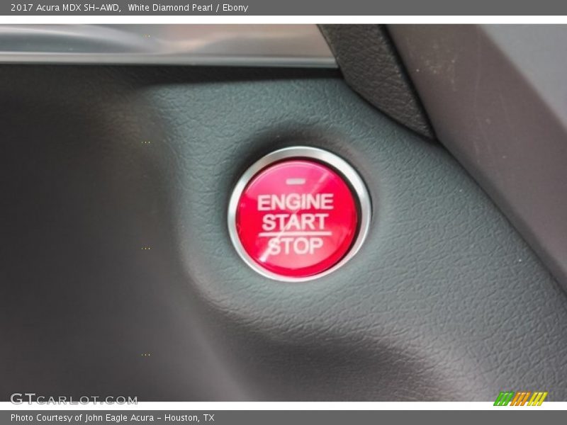 White Diamond Pearl / Ebony 2017 Acura MDX SH-AWD