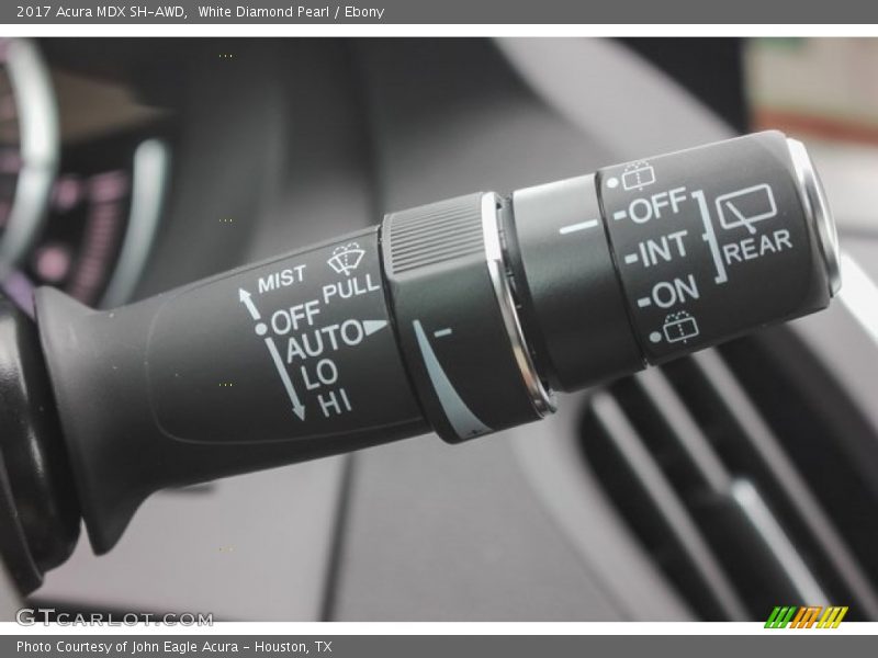 White Diamond Pearl / Ebony 2017 Acura MDX SH-AWD