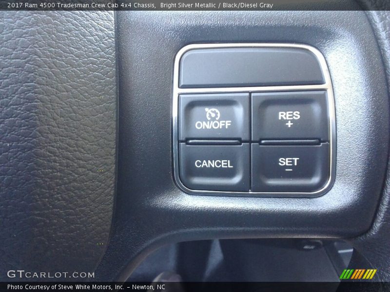 Bright Silver Metallic / Black/Diesel Gray 2017 Ram 4500 Tradesman Crew Cab 4x4 Chassis