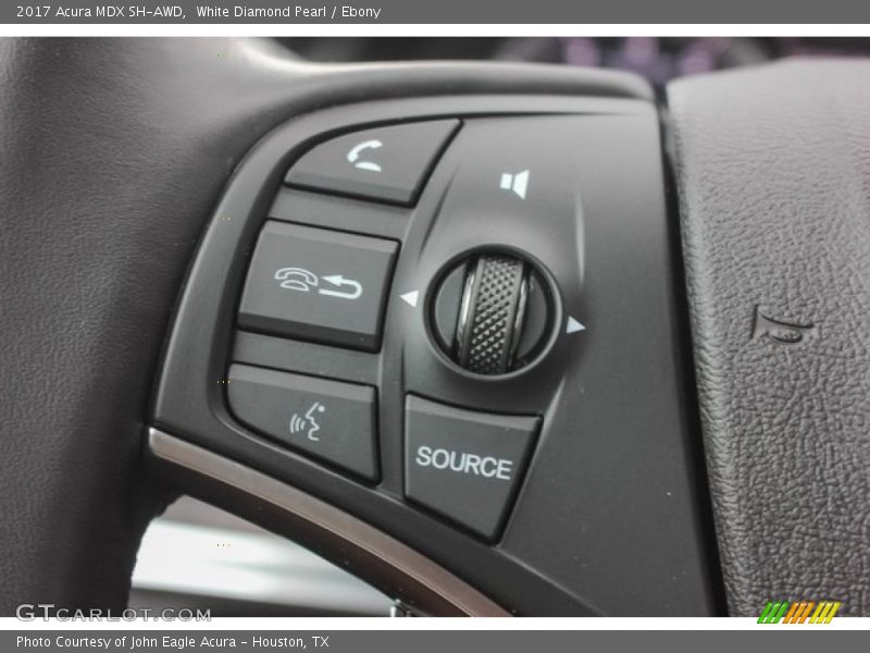 White Diamond Pearl / Ebony 2017 Acura MDX SH-AWD