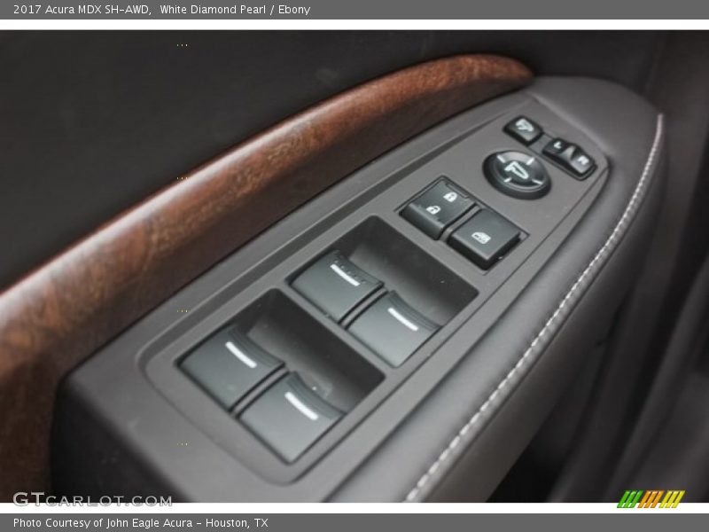 White Diamond Pearl / Ebony 2017 Acura MDX SH-AWD
