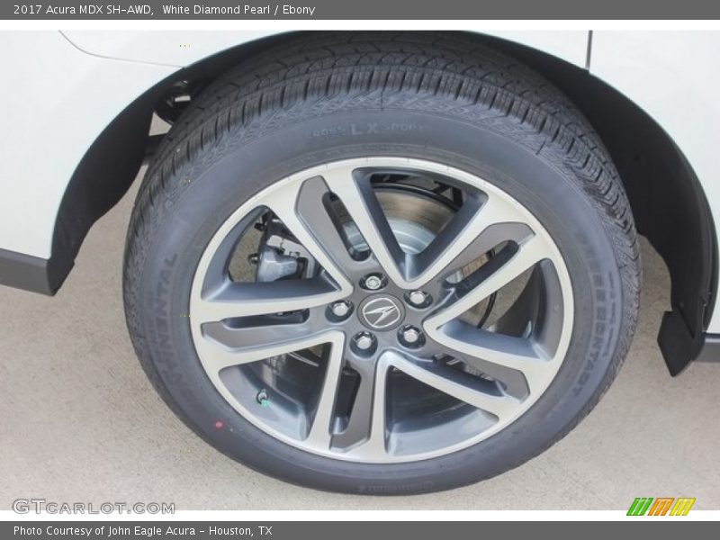 White Diamond Pearl / Ebony 2017 Acura MDX SH-AWD
