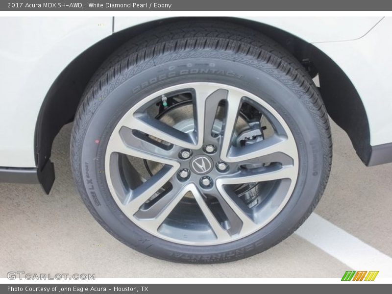 White Diamond Pearl / Ebony 2017 Acura MDX SH-AWD